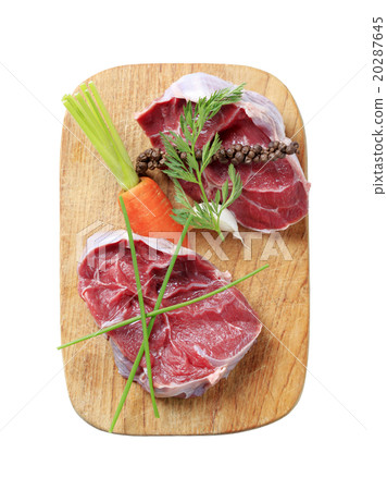 图库照片: shin beef