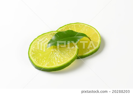Fresh lime fruit slices 20288203