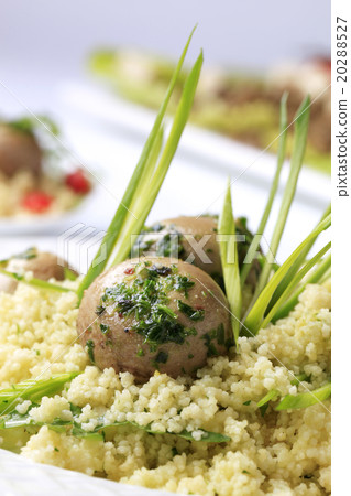 Healthy couscous dish 20288527
