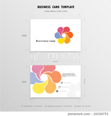 Abstract Creative Business Cards Design Template Abstract Creative Business Cards Design Template 20289755
