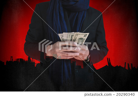 Businessman holding cash, abstract concept Businessman holding cash, abstract concept 20290340