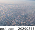 [Aerial material] Sunset reflecting off the sea of clouds 20290843
