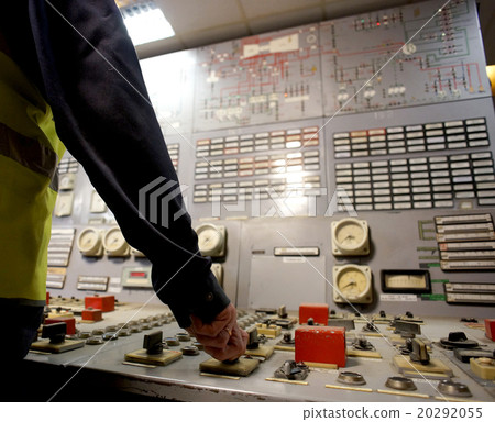 Operator at work place in the system control room Operator at work place in the system control room 20292055