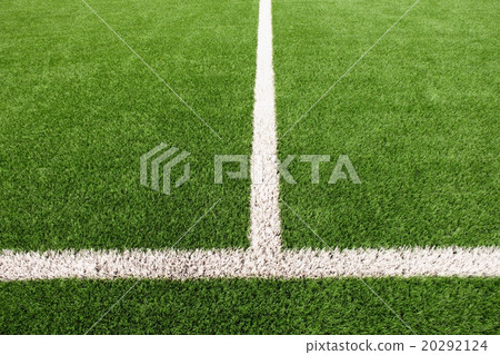 White line on heated winter  football field 20292124