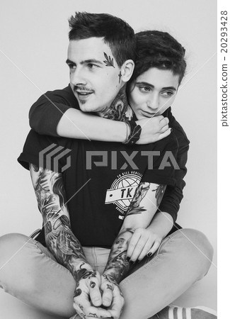 Young couple together making love, hugging. guy Young couple together making love, hugging. guy 20293428