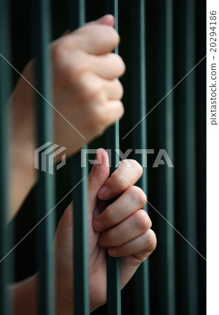 hand in jail. hand in jail. 20294186