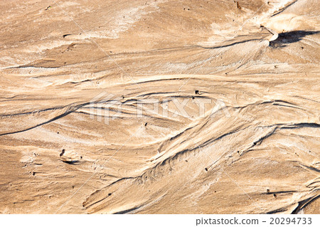 Sand surface with the relief formed by water 20294733
