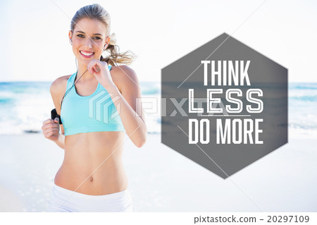 Composite image of motivational new years message 20297109