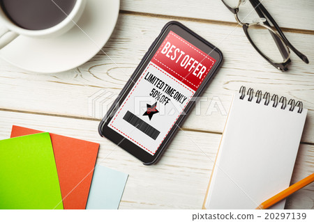 Composite image of discount coupon 20297139