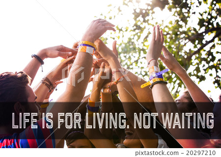 Composite image of motivational new years message Composite image of motivational new years message 20297210