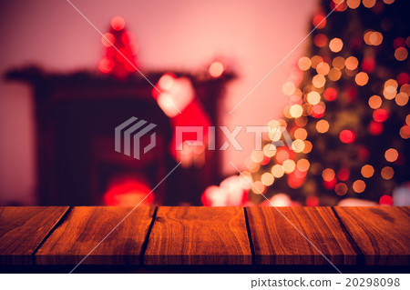 Composite image of wooden table Composite image of wooden table 20298098