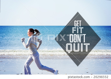 Composite image of motivational new years message 20298332