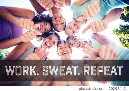 Composite image of motivational new years message 20298442