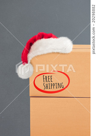 Composite image of packed cardboard boxes 20298882