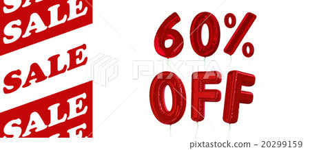 Composite image of sale advertisement 20299159