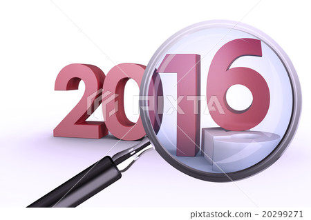 Composite image of magnifying glass Composite image of magnifying glass 20299271
