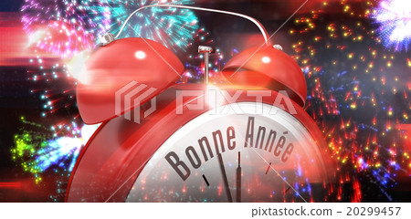 Composite image of bonne annee in red alarm clock Composite image of bonne annee in red alarm clock 20299457