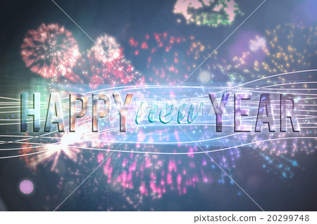 Composite image of new year graphic Composite image of new year graphic 20299748
