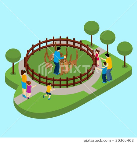 Contact Zoo Illustration  20303408