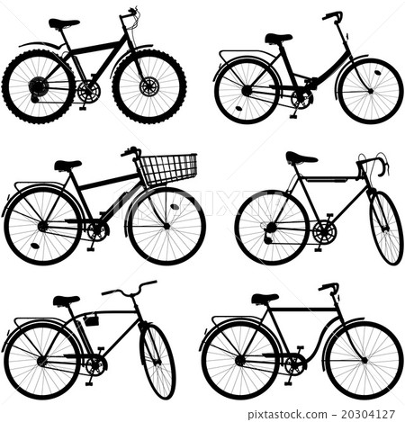 Vector Bicycle Pictogram Set 2 Vector Bicycle Pictogram Set 2 20304127