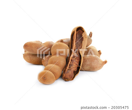 sweet tamarind isolated on white background 20305475