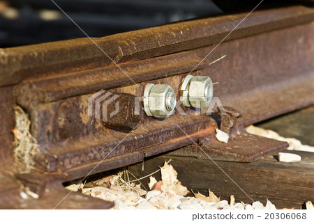Background with the tie of the old railroad Background with the tie of the old railroad 20306068