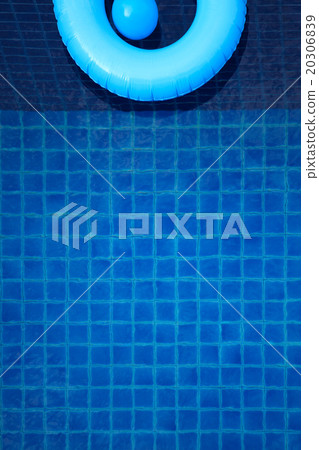 Swim ring in swimming pool Swim ring in swimming pool 20306839