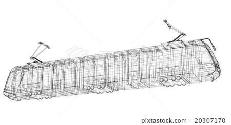 tram, tram, streetcar tram, tram, streetcar 20307170