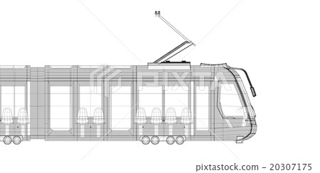 tram, tram, streetcar 20307175