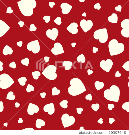 Valentine pattern. Seamless texture with hearts. - Stock Illustration ...