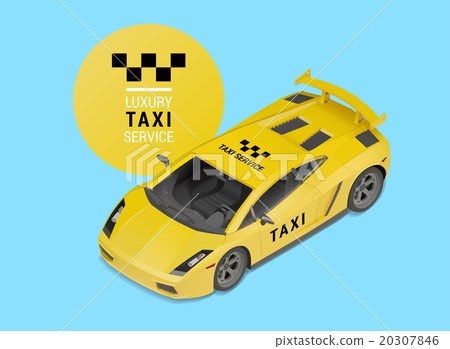 taxi car luxury service vector 20307846