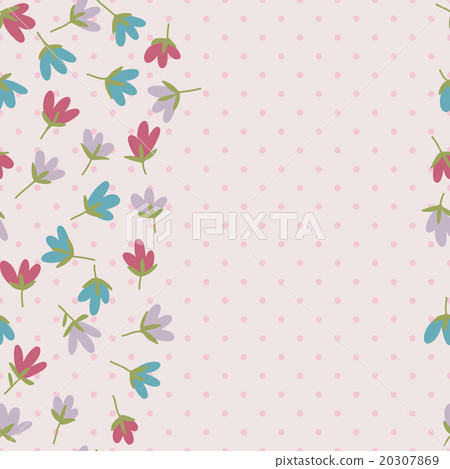 Flower pattern. Spring vector hand-drawn doodle Flower pattern. Spring vector hand-drawn doodle 20307869