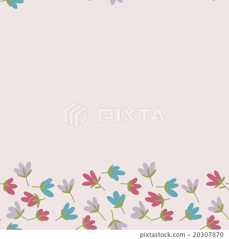 Flower pattern. Spring vector hand-drawn doodle Flower pattern. Spring vector hand-drawn doodle 20307870