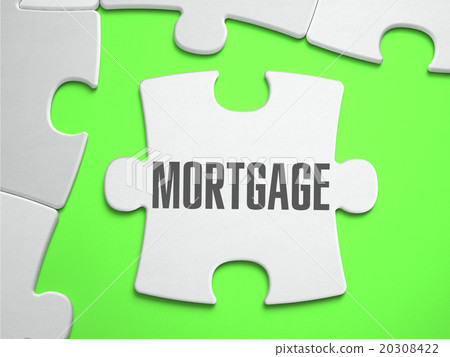Mortgage - Jigsaw Puzzle with Missing Pieces. Mortgage - Jigsaw Puzzle with Missing Pieces. 20308422