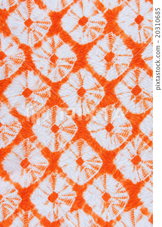 日本圖案真絲織物染色舊佈擠染 20310685