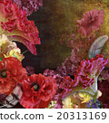 floral design bouquet on abrasions background 20313169