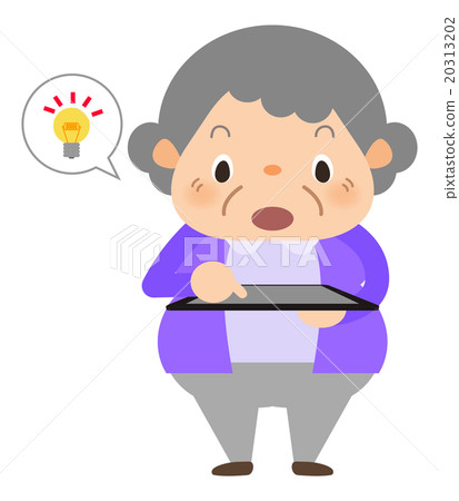奶奶用平板電腦 - 我明白了 20313202