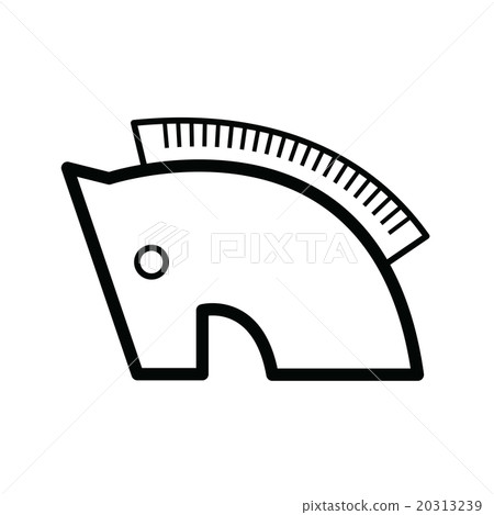 Trojan horse symbol icon line Trojan horse symbol icon line 20313239