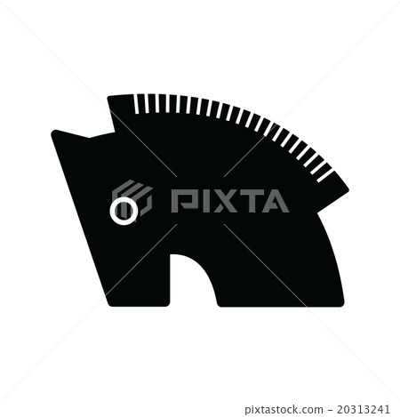 Trojan horse symbol icon black Trojan horse symbol icon black 20313241
