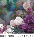 bouquet peonies, floralpastel color background 20315034