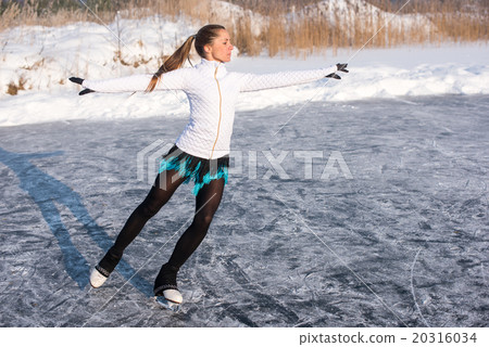 young Figure skating woman 20316034