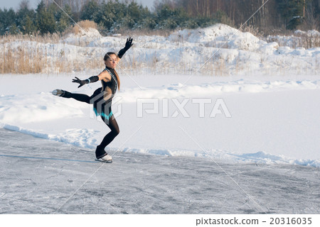 young Figure skating woman 20316035
