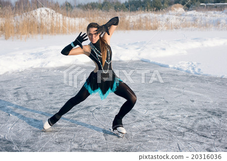 young Figure skating woman 20316036