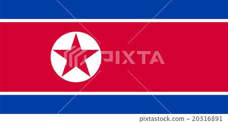 Standard Proportions for North Korea Flag 20316891
