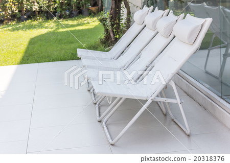 Lounge sunbeds near swimming pool, Lounge sunbeds near swimming pool, 20318376
