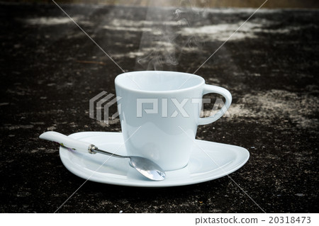 morning coffee on the lake. 20318473