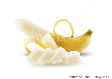 Fresh Banana On White Background 20320414