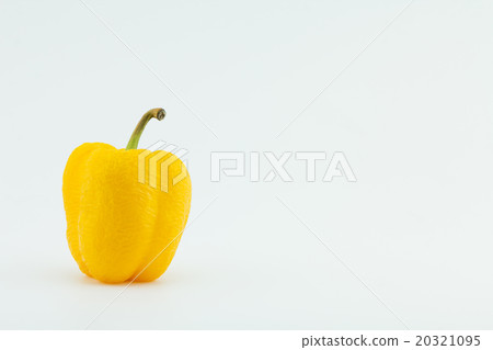 Wither yellow pepper, isolated on white. Wither yellow pepper, isolated on white. 20321095