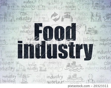 Manufacuring concept: Food Industry on Digital 20323311