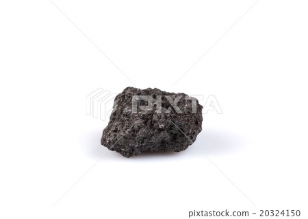 Volcanic stones on a white background 20324150